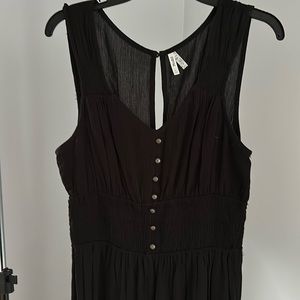 Black Jumpsuit with buttons